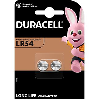 DURACELL Specialty LR54 Alkaline Knopfbatterie, 2er Pack (189/V10GA)
