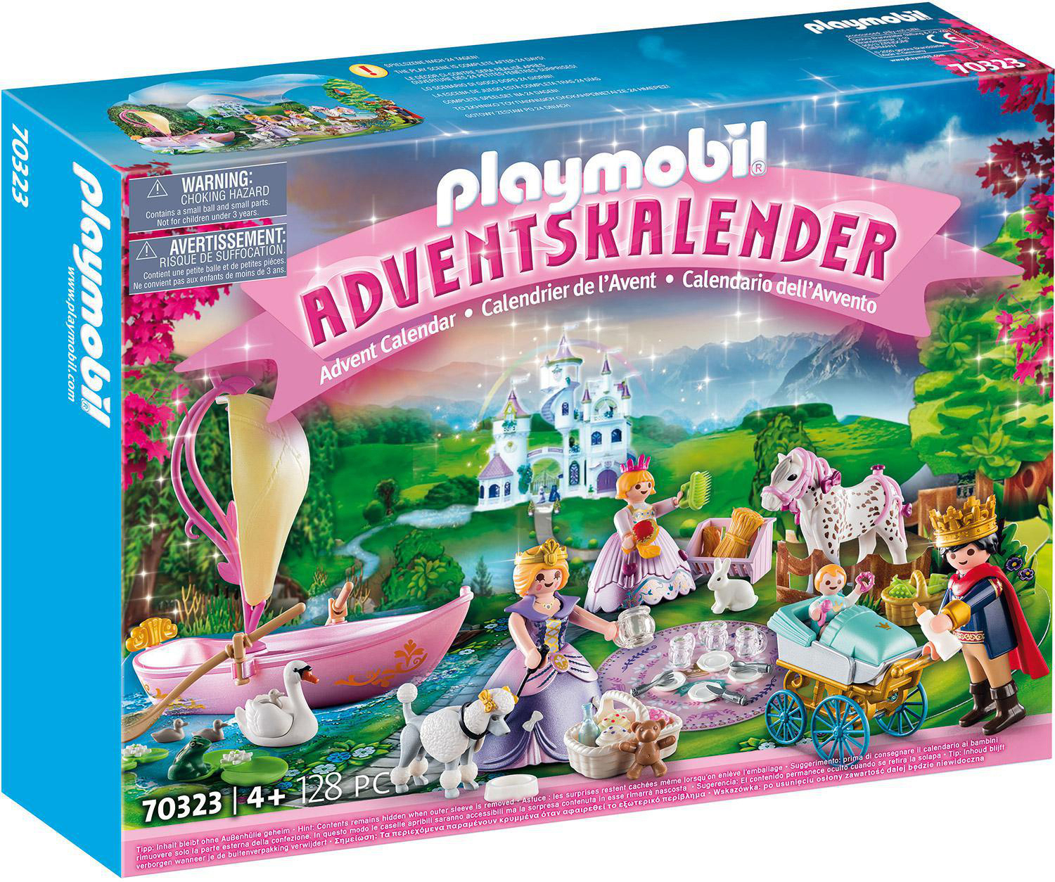 PLAYMOBIL 70323 Königliches Picknick im Park Adventskalender, Mehrfarbig