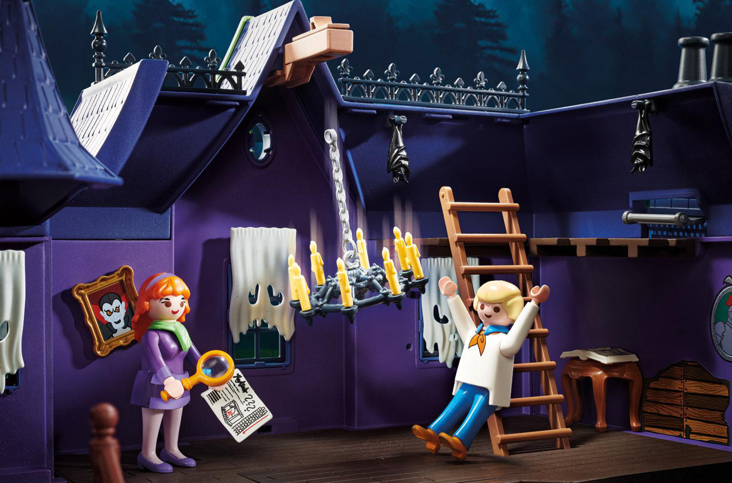 PLAYMOBIL 70361 SCOOBY-DOO! Abenteuer im Geisterhaus Spielset, Mehrfarbig