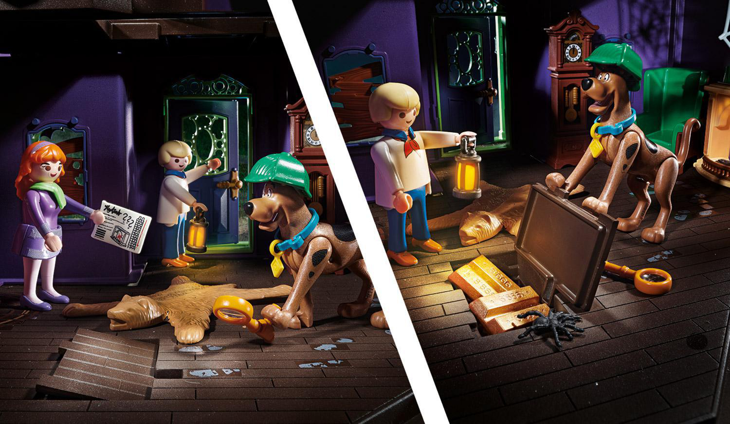 PLAYMOBIL 70361 SCOOBY-DOO! Abenteuer im Geisterhaus Spielset, Mehrfarbig