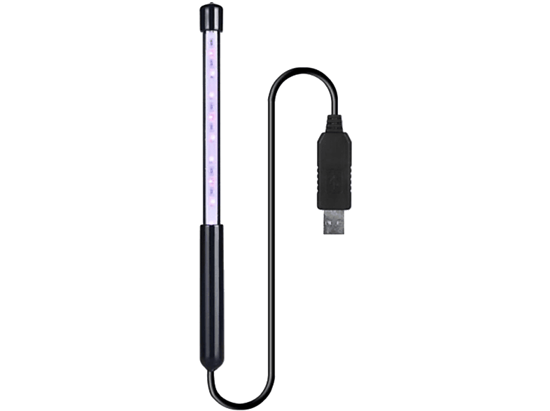 Lámpara UV - Nkare NK-UVlamp, Desinfectante, USB, 3 W, Negro