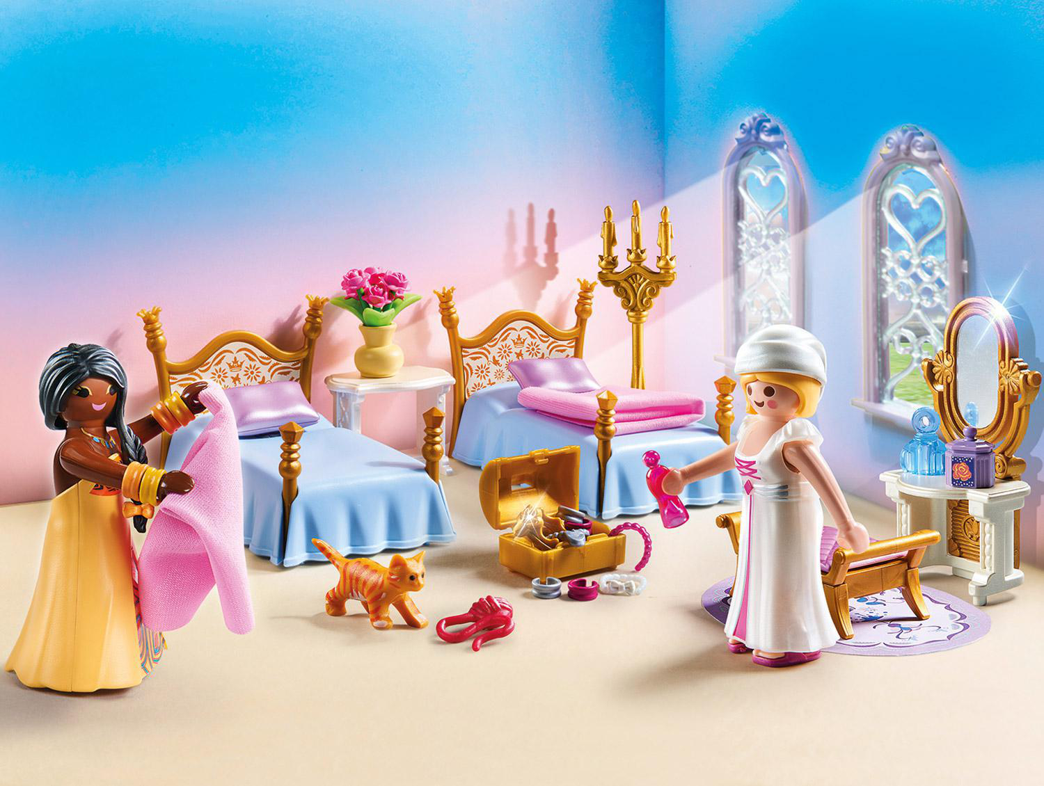 PLAYMOBIL 70453 Schlafsaal Spielset, Mehrfarbig
