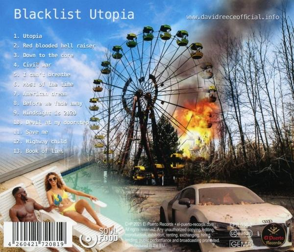 David Reece - Blacklist Utopia  - (CD)