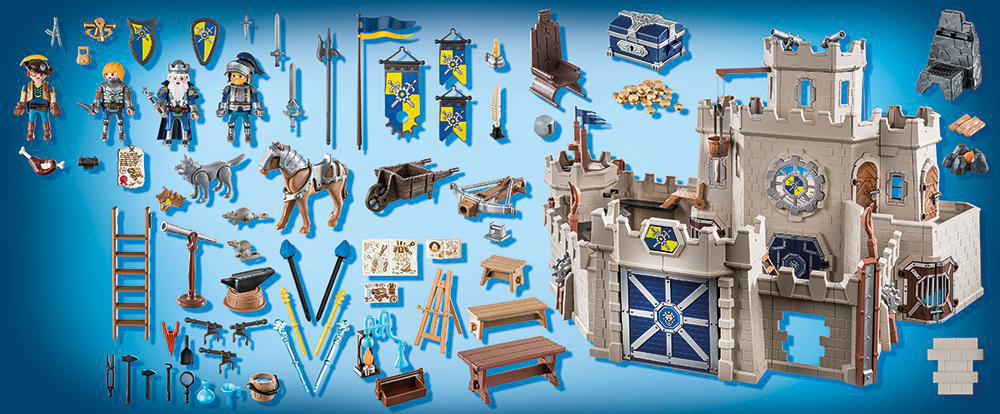 PLAYMOBIL 70220 Große Burg von Novelmore Spielset, Mehrfarbig