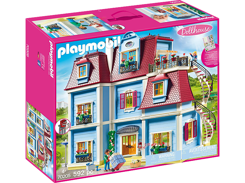 PLAYMOBIL 70205 Mein Großes Puppenhaus Spielset, Mehrfarbig Kunststoff