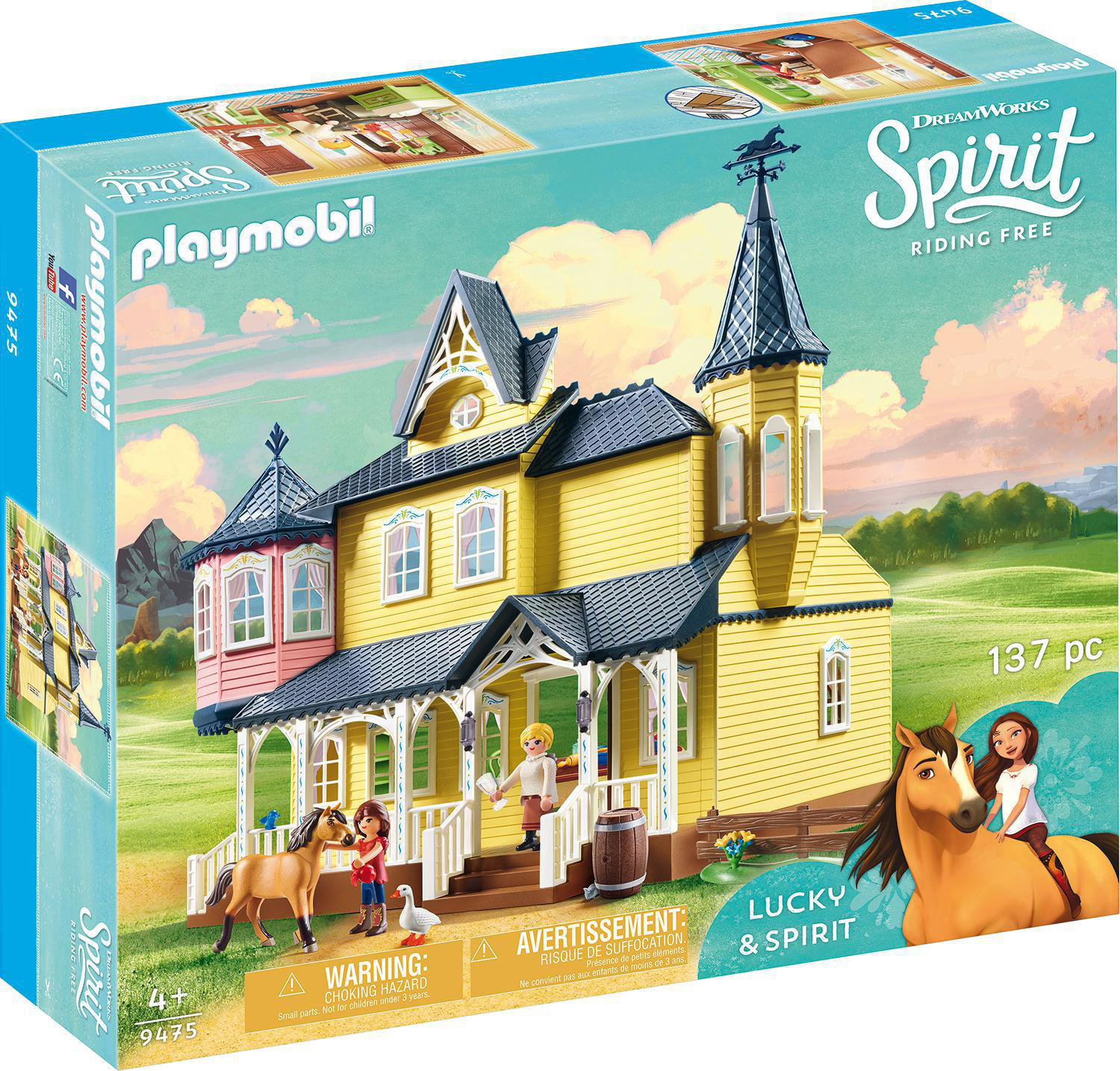 PLAYMOBIL 9475 Luckys glückliches Zuhause Spielset, Mehrfarbig