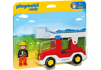 PLAYMOBIL 6967 Feuerwehrleiterfahrzeug Spielset, Mehrfarbig