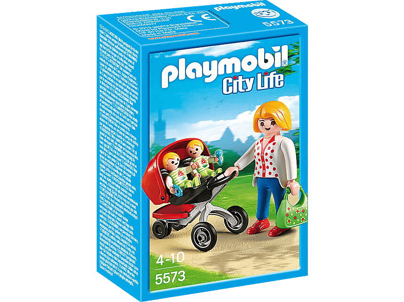 Playmobil 5573 City Life: Zwillingskinderwagen (ab 4 Jahren); Spielset
