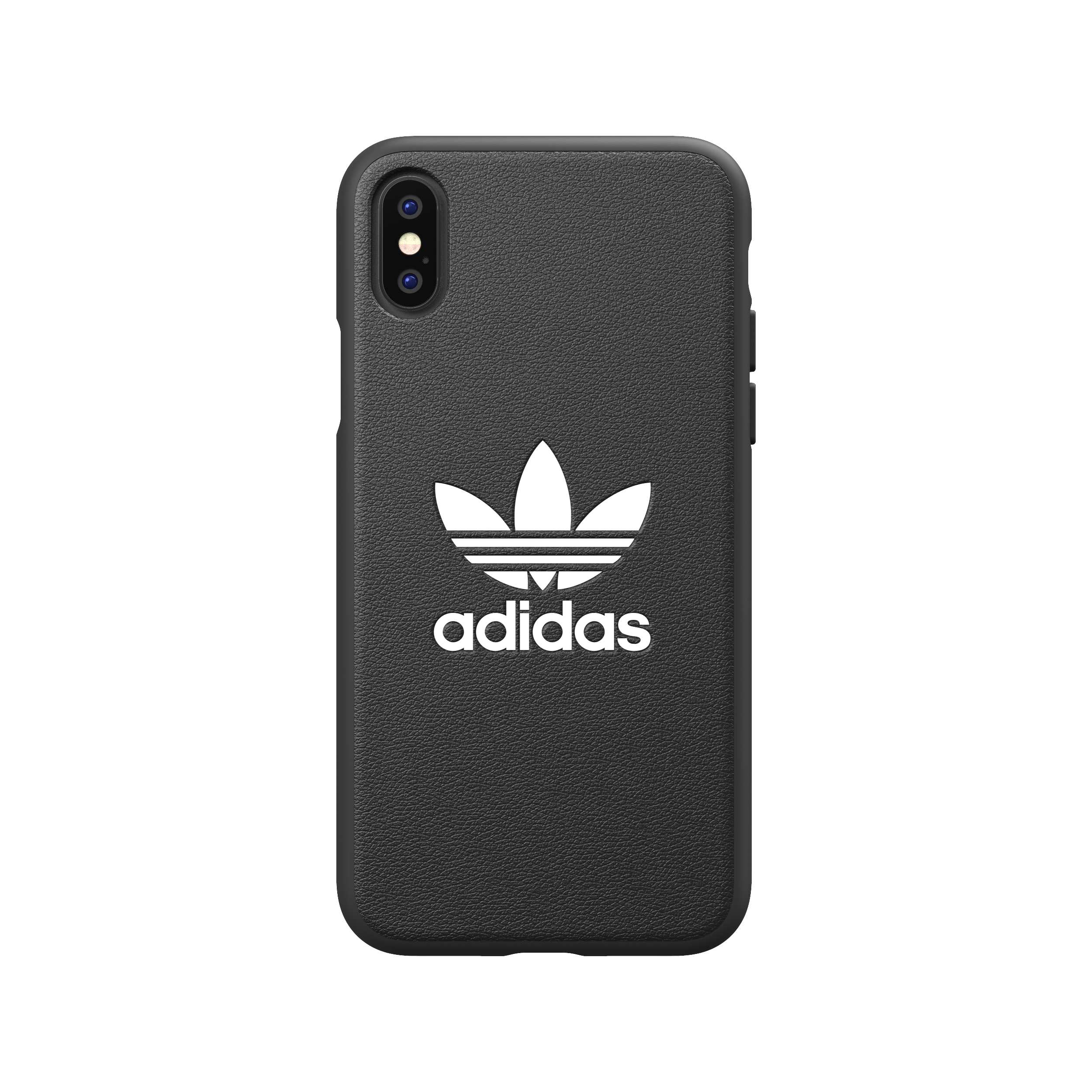 ADIDAS ORIGINALS geformtes Basic Cover 31584, Backcover, Apple, iPhone X, iPhone XS, Schwarz / Weiß