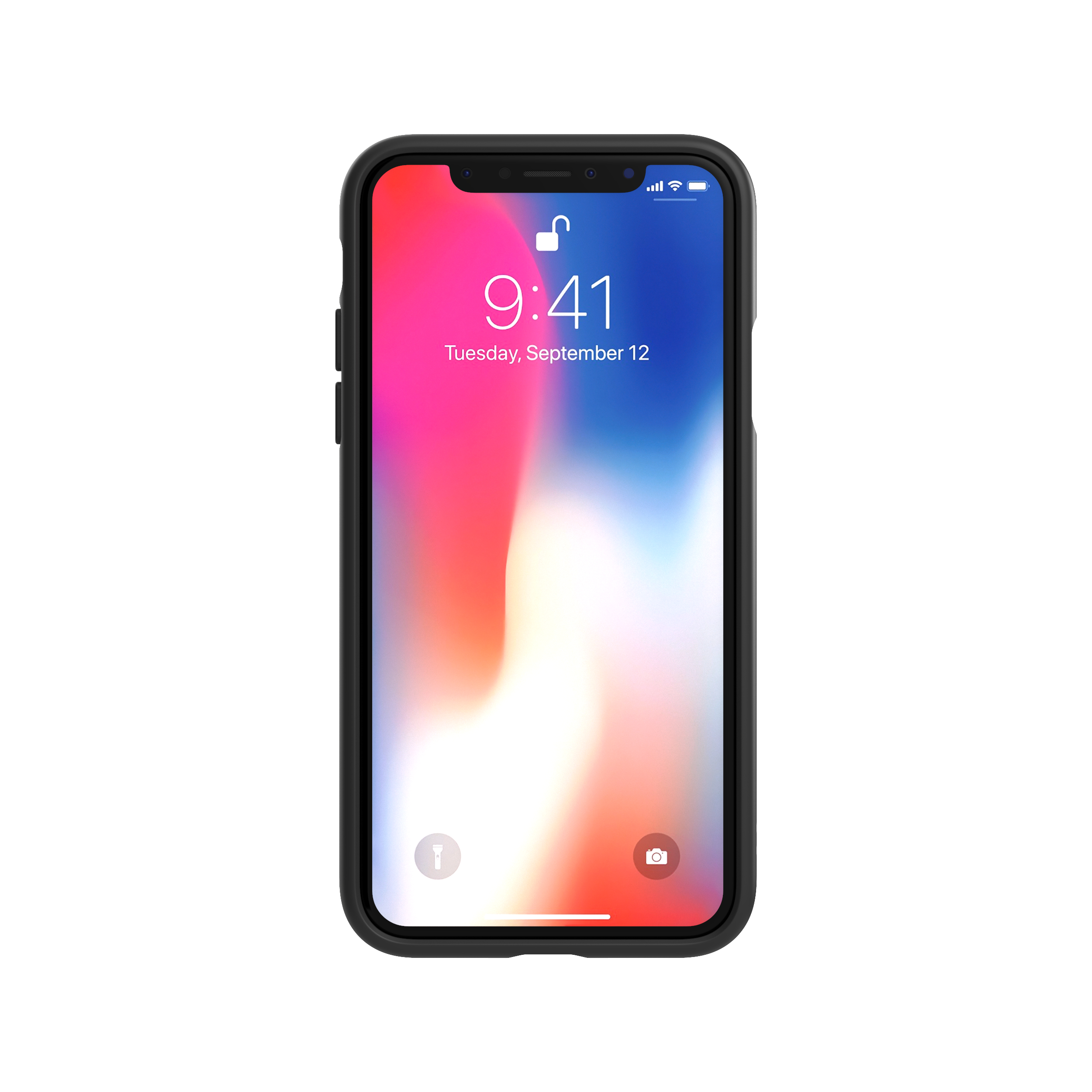 ADIDAS ORIGINALS geformtes Basic Cover 31597, Backcover, Apple, iPhone X, iPhone XS, Schwarz / Weiß