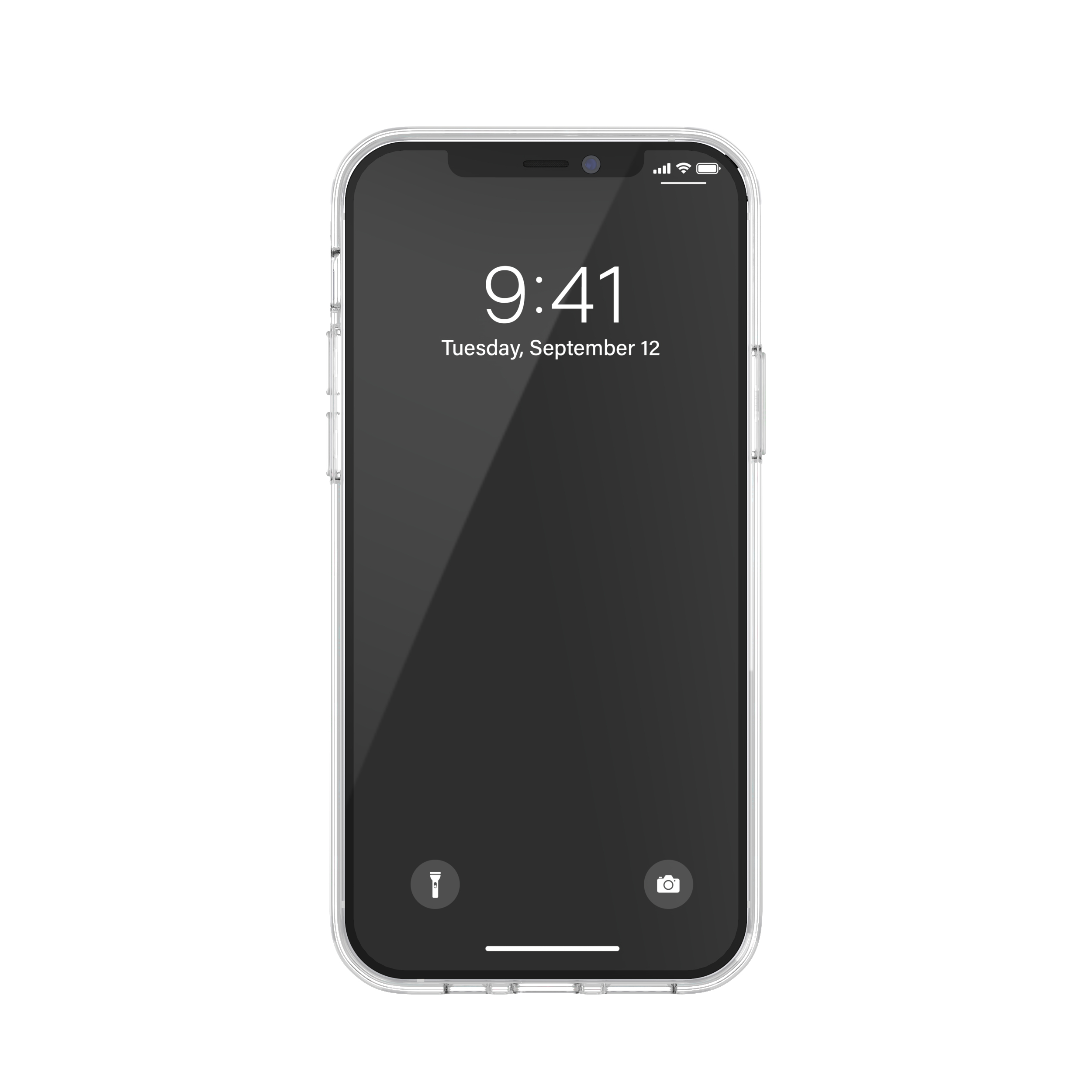 ADIDAS ORIGINALS Snap Case ENTRY 42368, Backcover, Apple, iPhone 12, iPhone 12 Pro, Silber