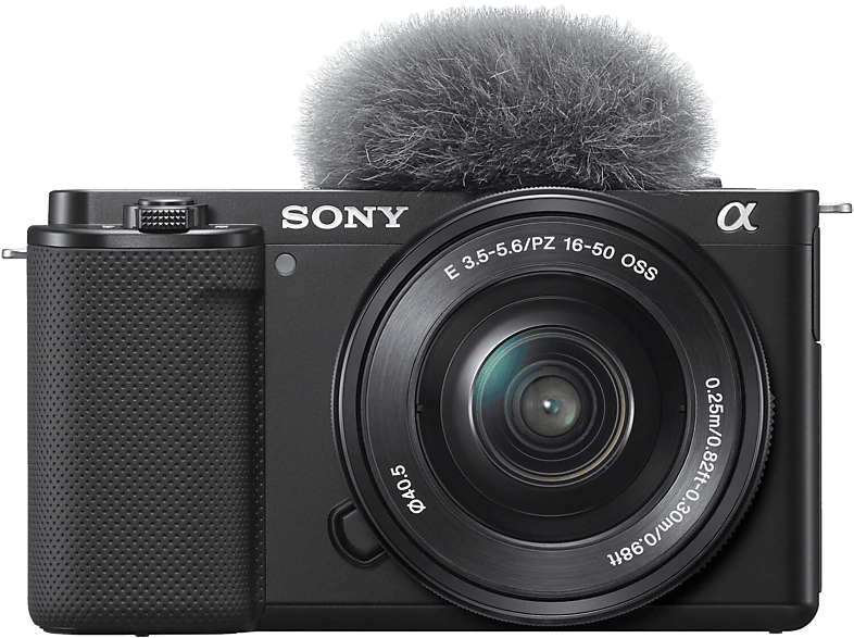 SONY ZV-E10 vlogkamera + 16-50 mm f/3.5-5.6 zoomobjektív