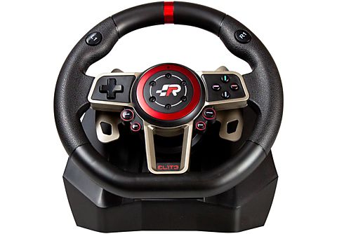 Volante - FR-TEC Suzuka Elite Next Wheel, Con pedales, Sensor electromagnético, Multiplataforma, Negro
