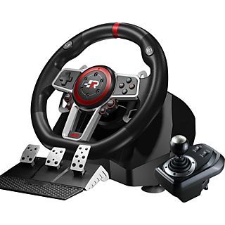 Volante - FR-TEC Suzuka Elite Next Wheel, Con pedales, Sensor electromagnético, Multiplataforma, Negro