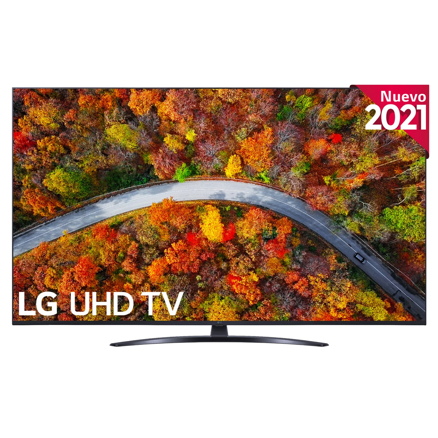 TV LED 55" - LG 55UP81006LR, 4K UHD, 4K Quad Core, Smart TV, webOS, HDR10 Pro, HLG, Dolby Vision, Azul ceniza