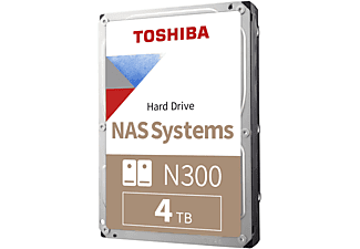 TOSHIBA N300 NAS-Festplatte, 4 TB HDD SATA 6 Gbps, 3,5 Zoll, intern