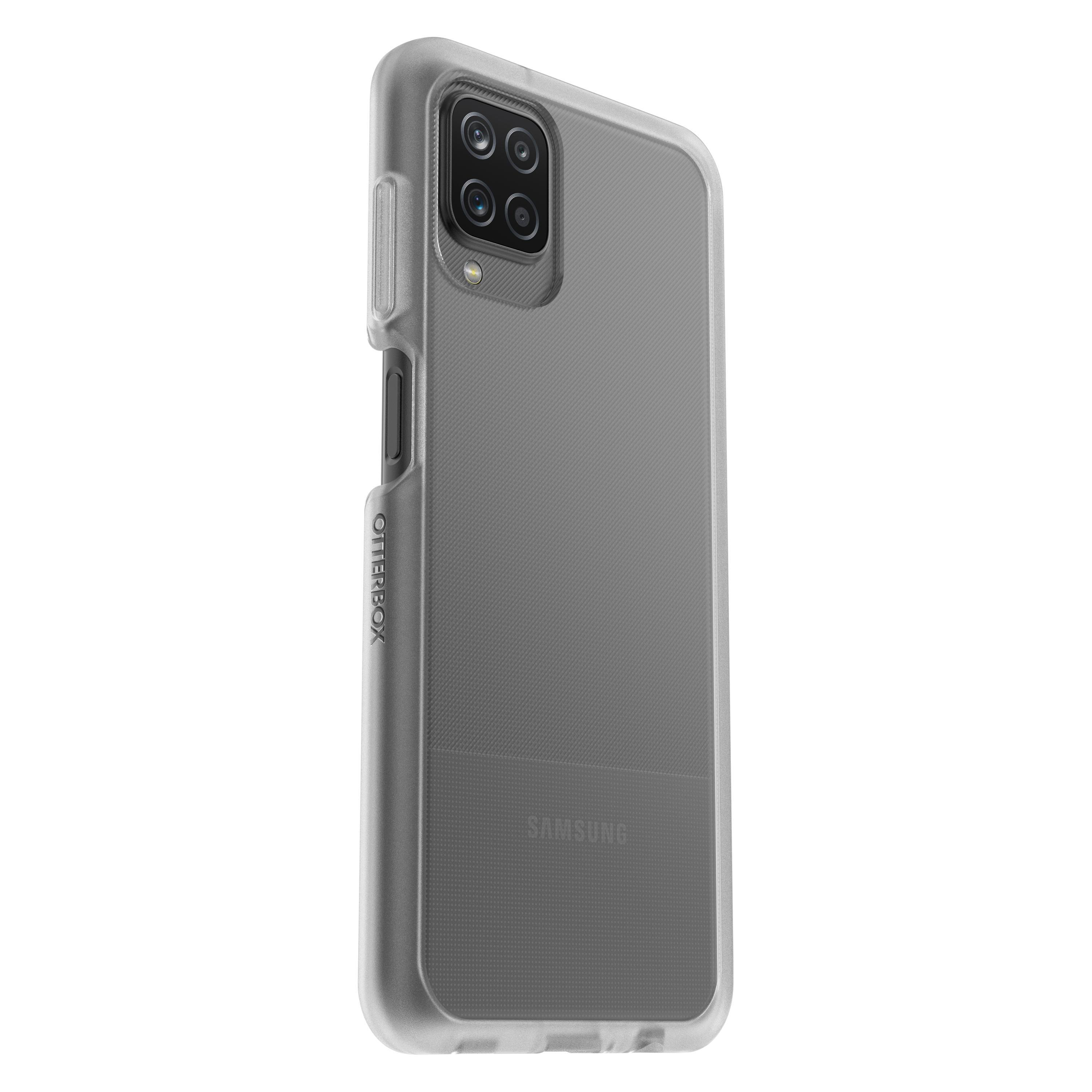 Transparente Otterbox-Handyhülle mit einem Samsung-Telefon. Die Hülle ist leicht durchscheinend.
