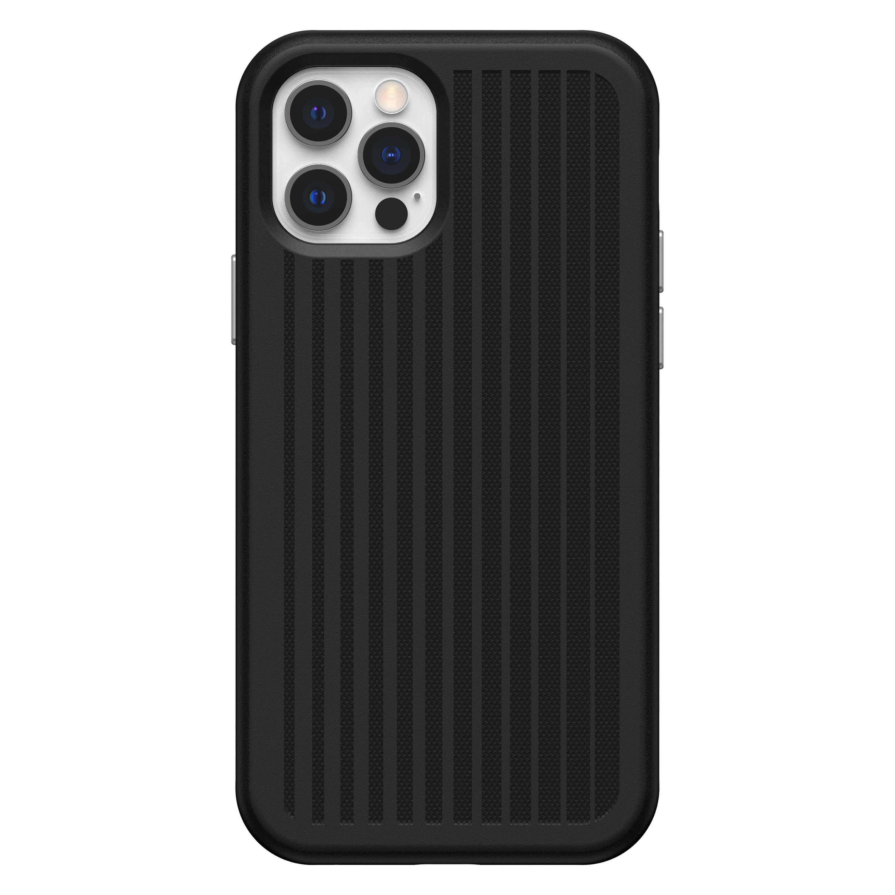 OTTERBOX Easy Grip, Backcover, Apple, iPhone 12, iPhone 12 Pro, Schwarz