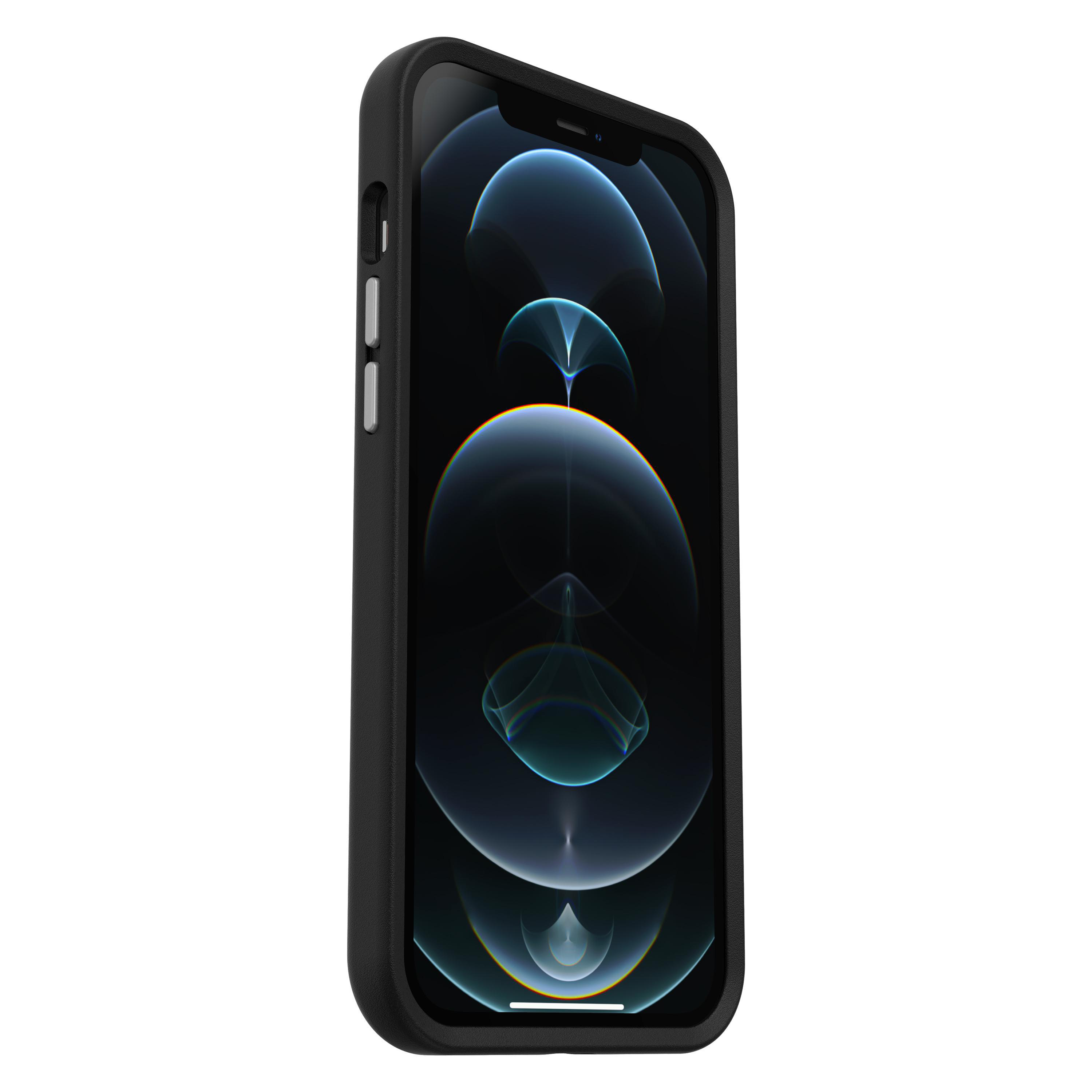 OTTERBOX Easy Grip, Backcover, Apple, iPhone 12 Pro Max, Schwarz