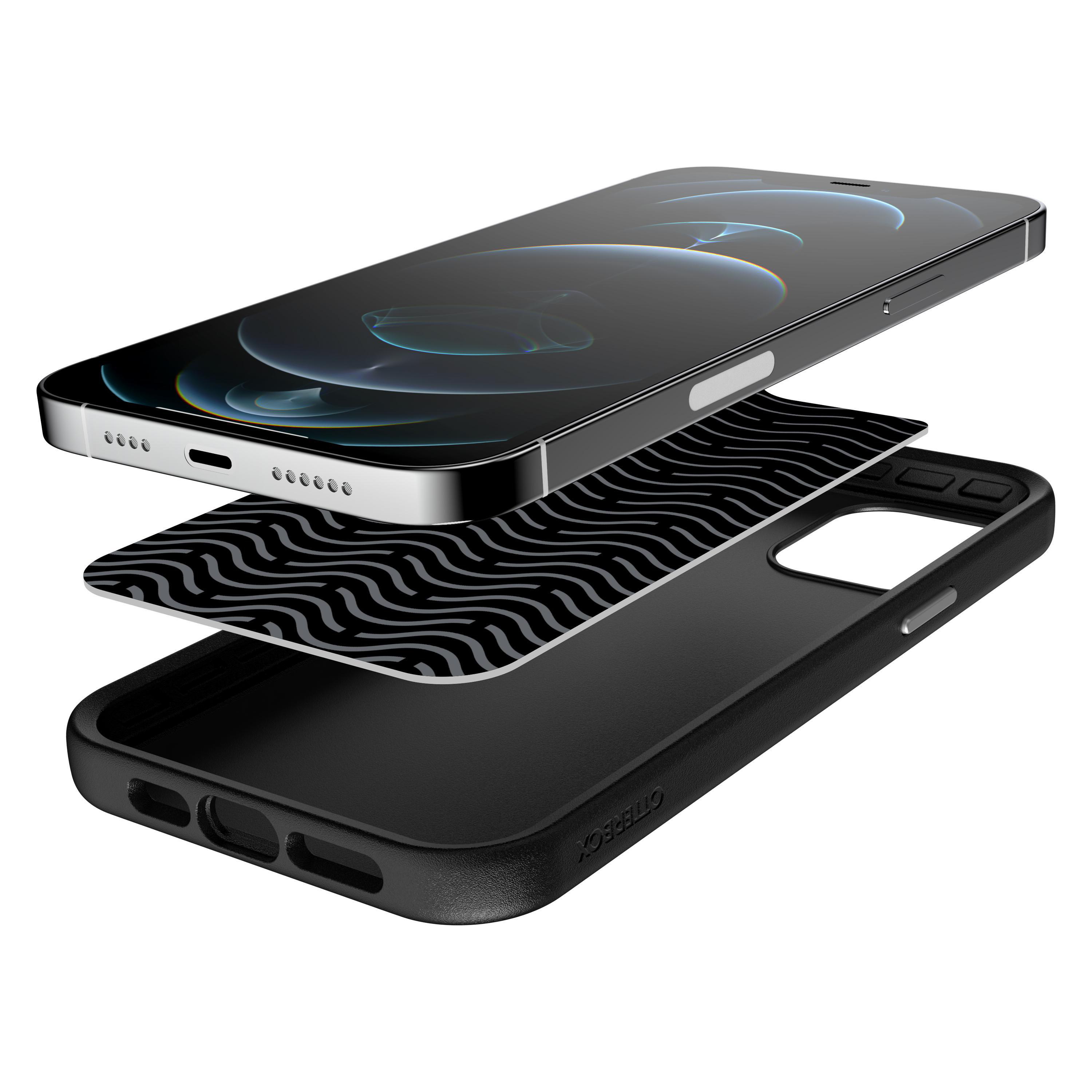 OTTERBOX Easy Grip, Backcover, Apple, iPhone 12 Pro Max, Schwarz