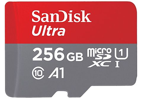SANDISK Carte mémoire microSDXC Ultra 256 GB (A1/UHS-I) (00186541)