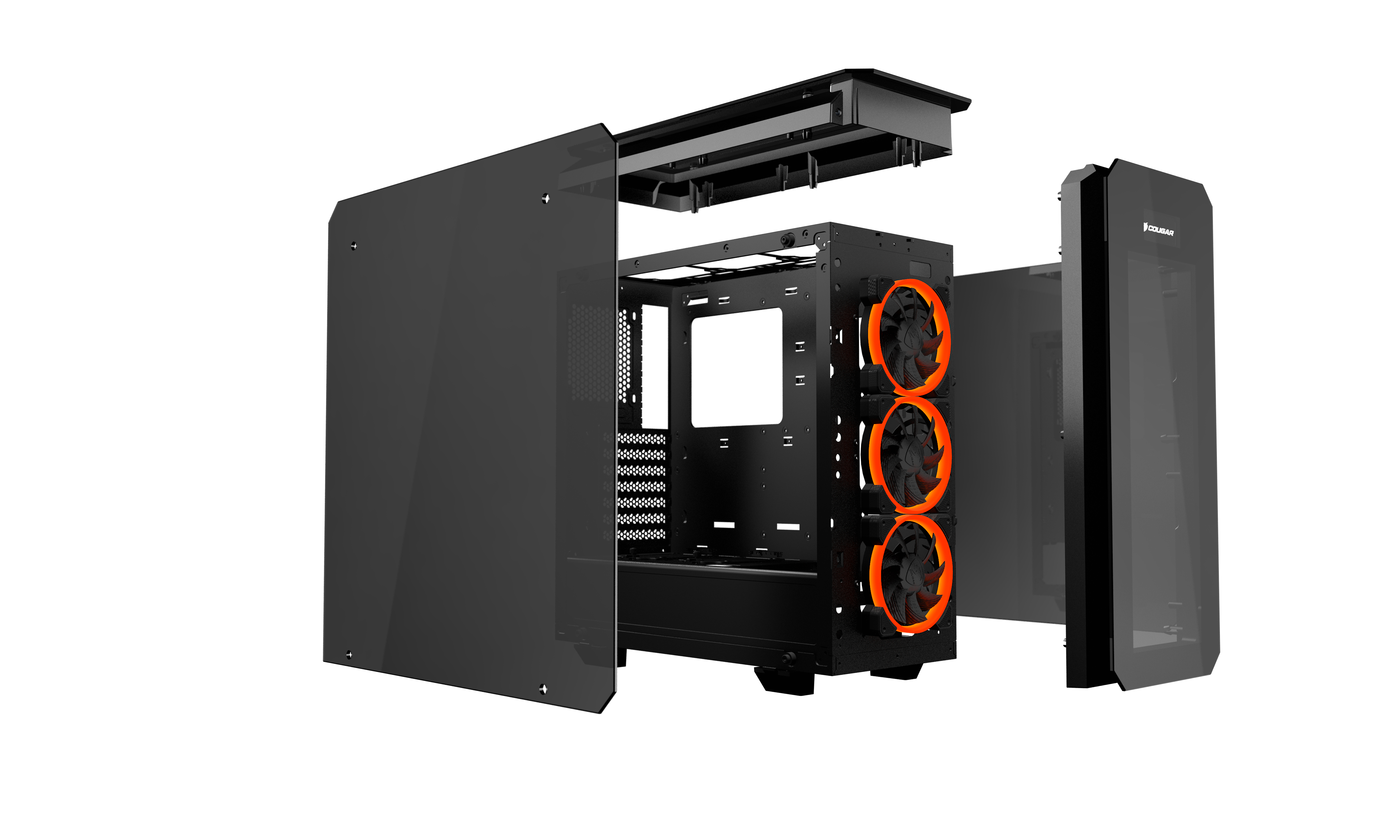 COUGAR Puritas Gaming PC-Gehäuse, Black