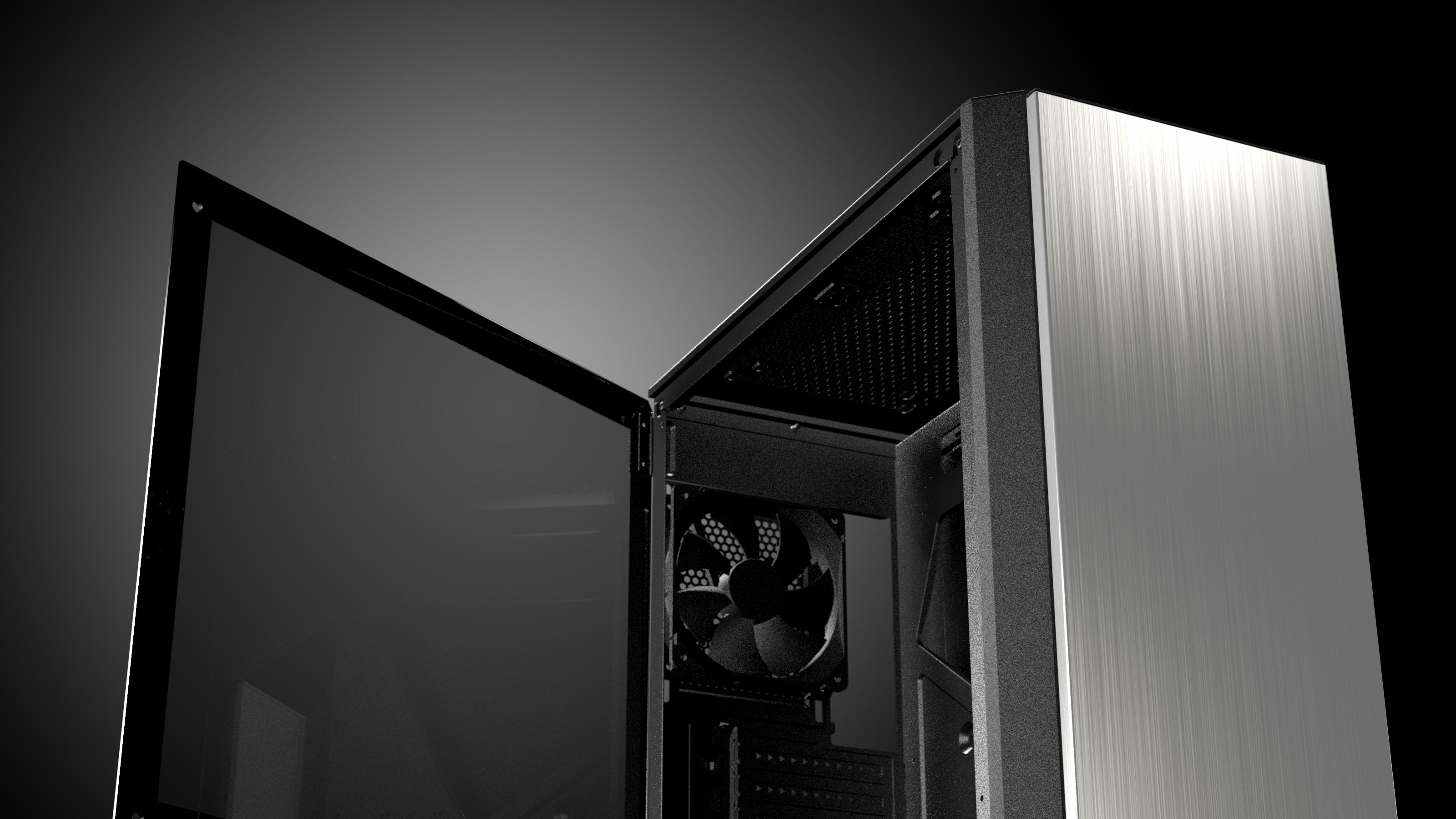 COUGAR Trofeo Gaming PC-Gehäuse, Black