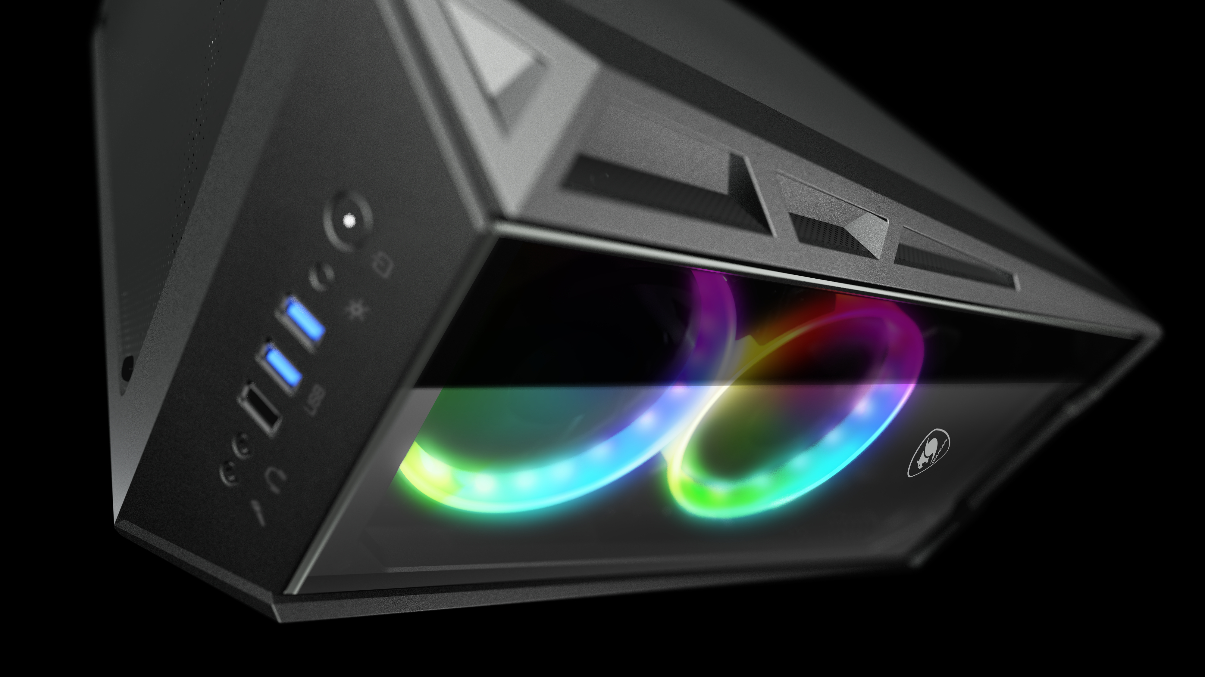 COUGAR Turret Gaming PC-Gehäuse, Black