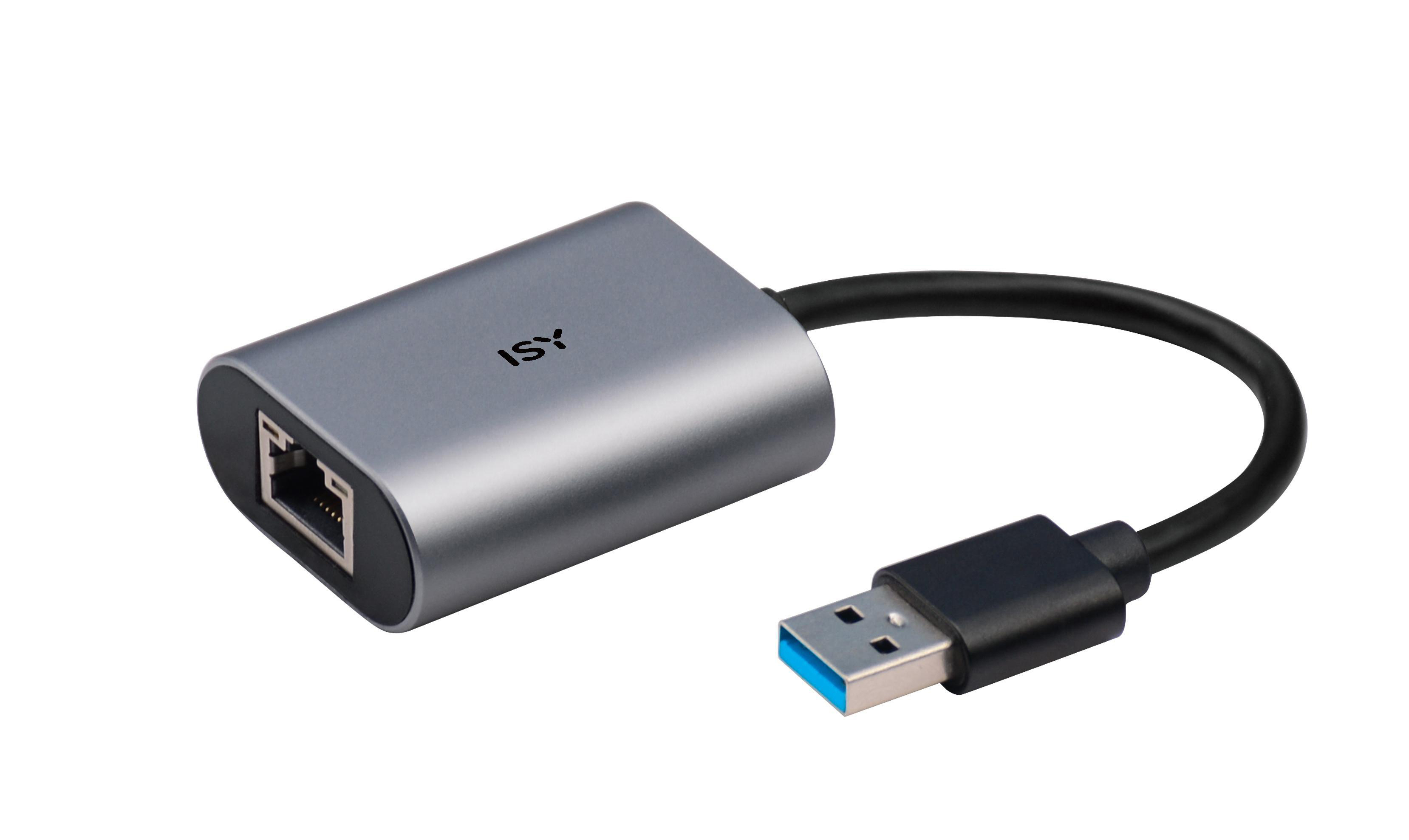 ISY IAD-1010-A USB Adapter, Silber