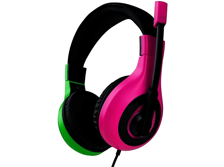 Bigben Stereo Gaming Headset V1, Grün, Pink