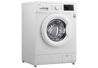 Lavadora carga frontal | LG F4J3TN3W, 8 kg, 1400 Inverter Direct Drive, Programas, Blanco