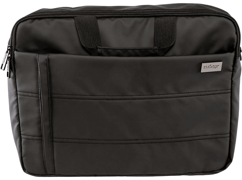 Maletín para portátil - Nilox NXB021, Hasta 15.6", Universal, Correa, Poliéster, Style Negro