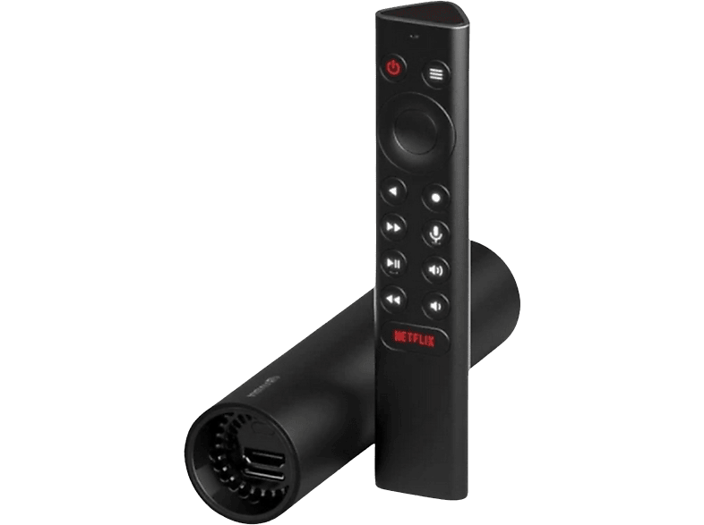 Reproductor multimedia  Google Chromecast con Google TV 4K, Mando de  control por voz, Amanecer (Rojo)