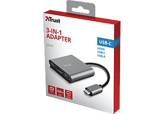 TRUST 23772 DALYX 3-IN-1 USB-C Adaptörü_0