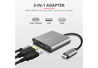 TRUST 23772 DALYX 3-IN-1 USB-C Adaptörü_2