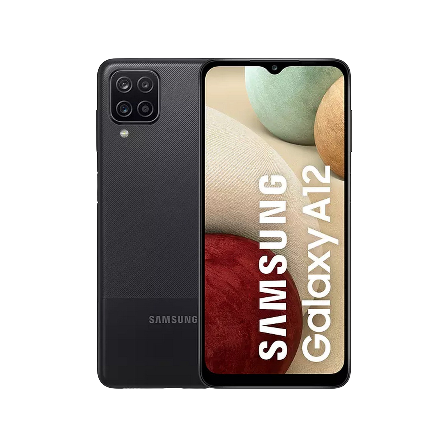 Móvil - Samsung Galaxy A12 (2021), Negro, 32 GB, 3 GB RAM, 6.5" HD+, QuadCam, Exynos 850, 5000 mAh, Android 11