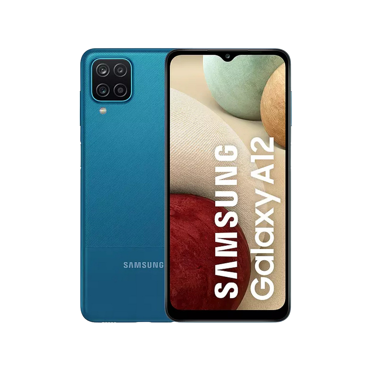 Móvil - Samsung Galaxy A12 (2021), Azul, 32 GB, 3 GB RAM, 6.5" HD+, QuadCam, Exynos 850, 5000 mAh, Android 11