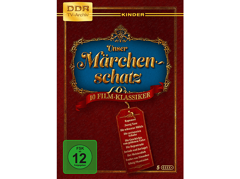 Unser Märchenschatz - 10 Film-Klassiker DVD | Familienfilme & Jugendfilme