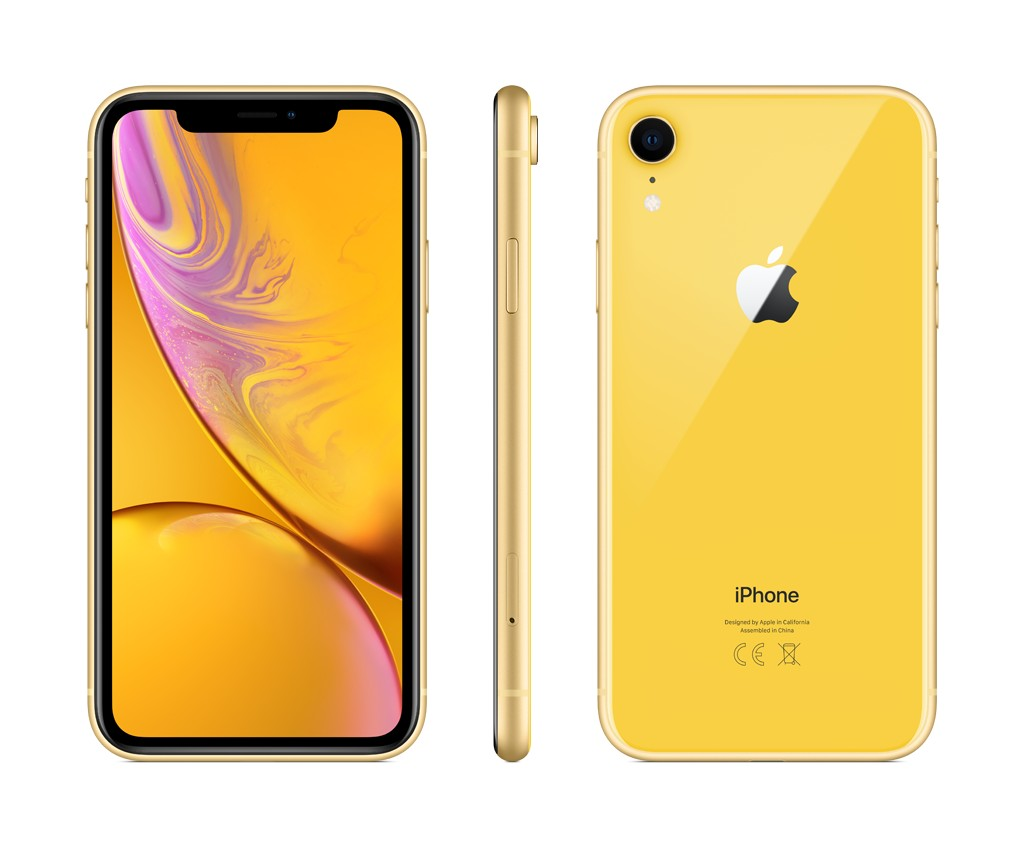 Apple iPhone XR, Amarillo, 64 GB, 3 GB RAM, 6.1" Liquid Retina HD, Chip A12 Bionic, iOS