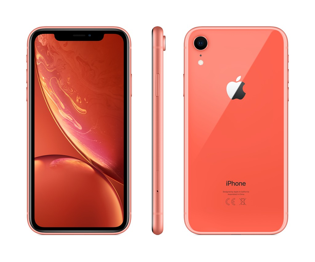 Apple iPhone XR, Coral, 64 GB, 3 GB RAM, 6.1" Liquid Retina HD, Chip A12 Bionic, iOS