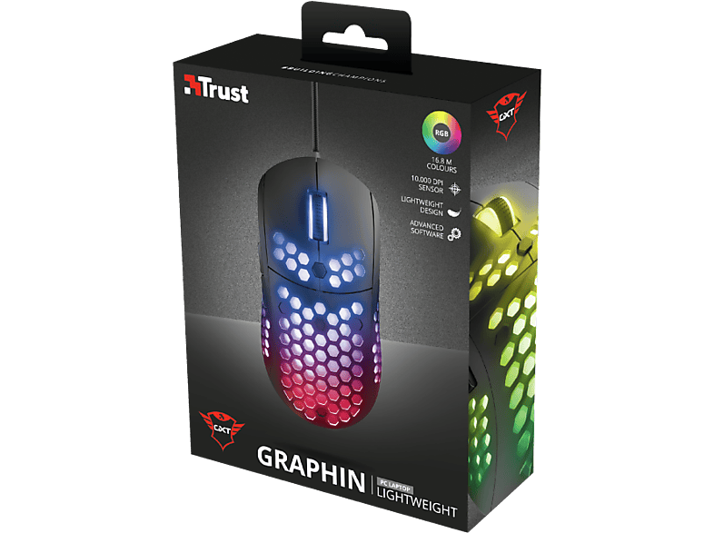 TRUST 23758 GXT960 Graphin Hafif RGB Oyuncu Mouse_3