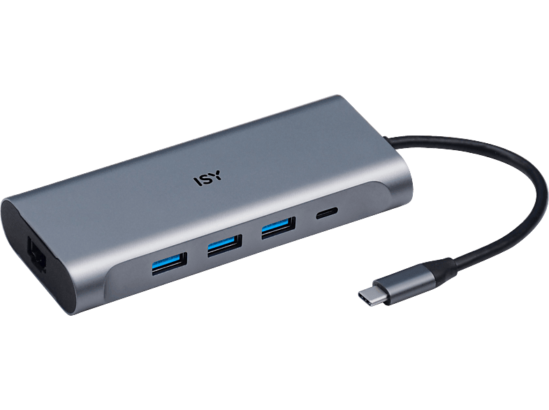 ISY IAD-1025 Adapter, Silber USB-C