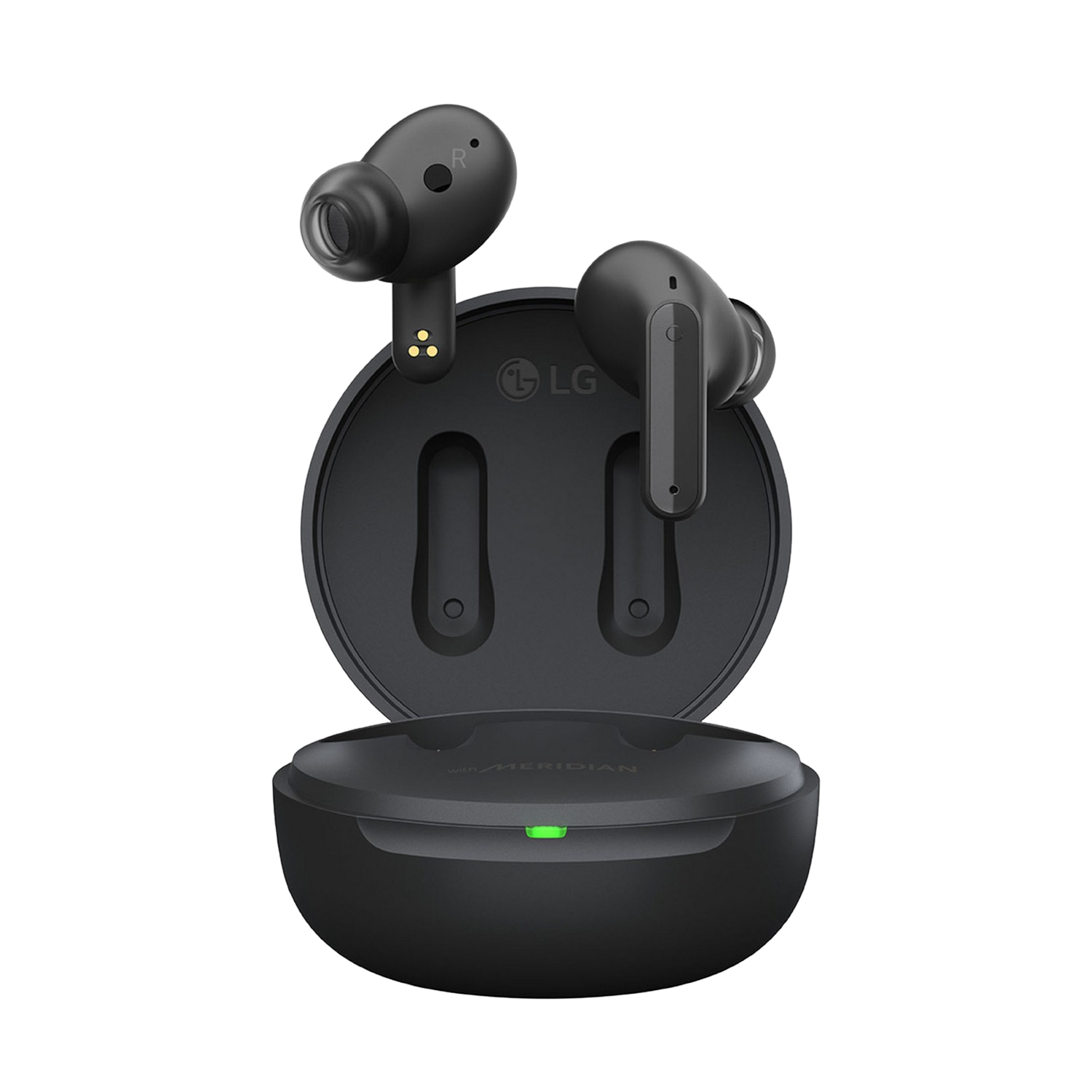 Auriculares True Wireless - LG TONE Free FP5, True Wireless, Cancelación de ruido, Meridian Sound, Negro