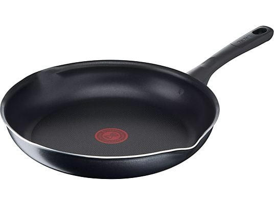 TEFAL Day By Day 24 cm - Padella per arrostire (Nero)