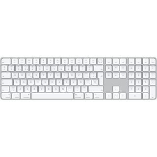 APPLE Magic Keyboard, Touch ID y Teclado numérico, Inalámbrico y Recargable, USB-C a Lightning, Blanco