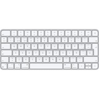 APPLE Magic Keyboard, Inalámbrico y Recargable, Cable USB-C a Lightning tejido, Blanco
