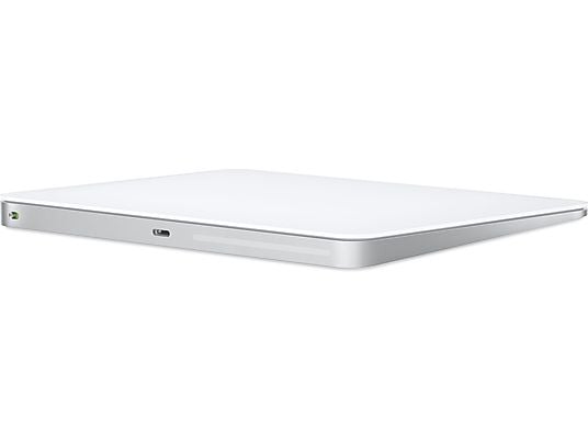 APPLE Magic Trackpad - Trackpad Apple, Inalámbrico, Multi‑Touch, Tecnología Force Touch, Blanco