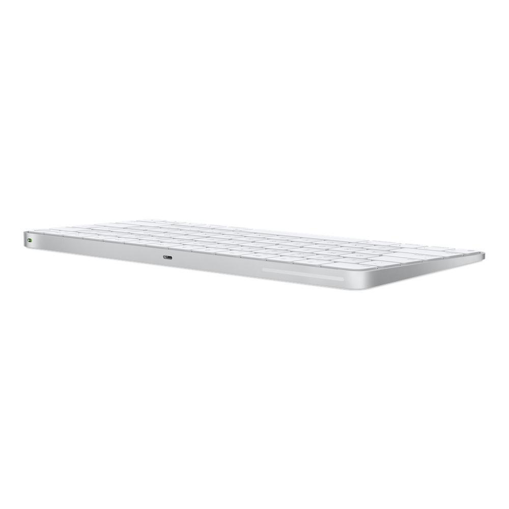 APPLE MK293D/A Magic, Tastatur, Scissor, Kabellos und Kabelgebunden, Weiß