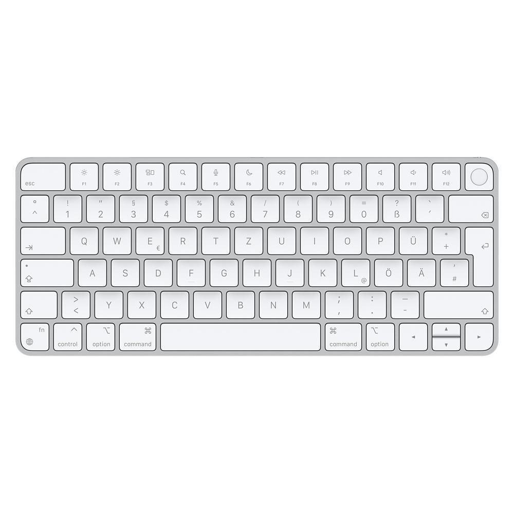 APPLE MK293D/A Magic, Tastatur, Scissor, Kabellos und Kabelgebunden, Weiß
