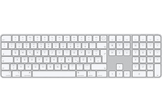 APPLE MK2C3D/A Magic , Tastatur, Kabellos und Kabelgebunden, Weiß